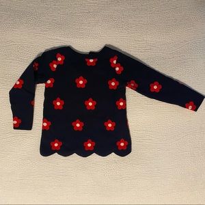 Jacadi 4T Flowers Sweater